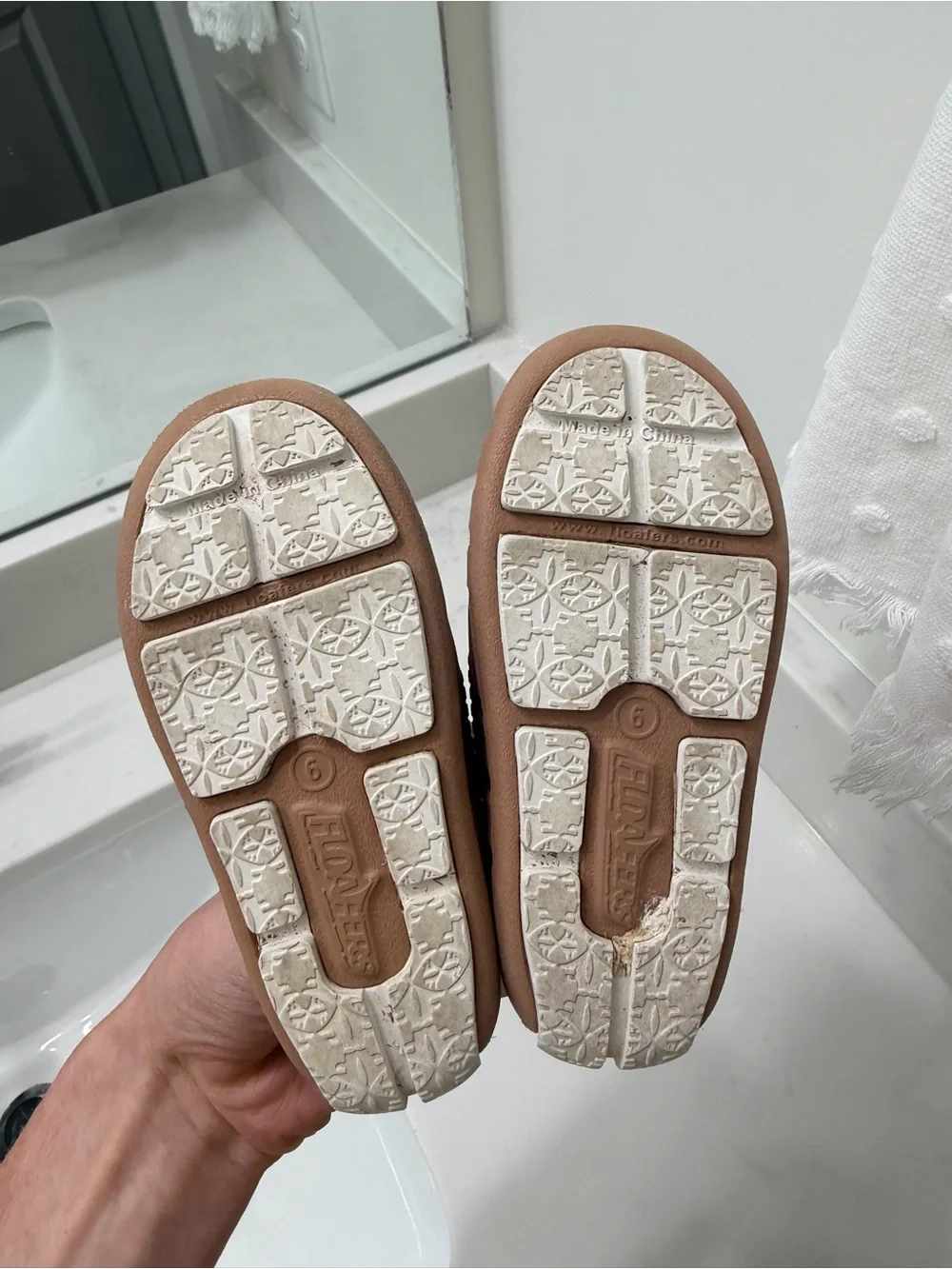 Kids Brown Slip-On Water Shoes with Ventilation